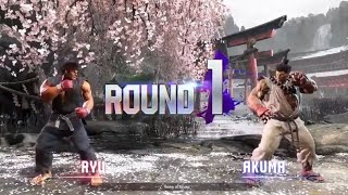 Street Fighter 6 – Ryu vs Akuma 🔥 | Epic Showdown Between Legends!