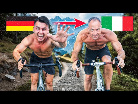 In 48H mit dem Fahrrad nach Italien ohne Vorbereitung I 340km TRANSALP mit @the.Spiritbody.architect