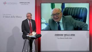 Gilberto Pichetto (Vice Ministro MISE) e Ferruccio de Bortoli (editorialista Corriere della Sera)