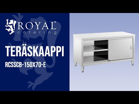 video - Teräskaappi - ECO - 150 x 70 cm - 600 kg - Royal Catering