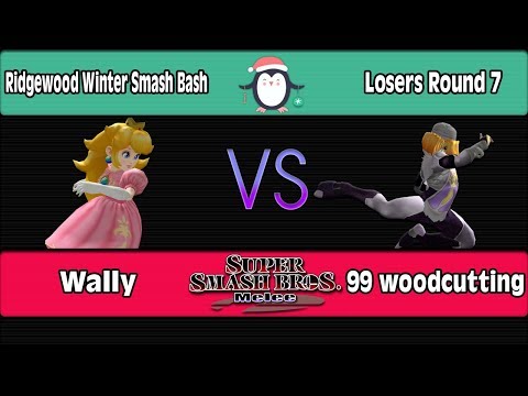 Ridgewood Winter Smash Melee: Wally (Peach) Vs. 99 woodcutting (Sheik) - LR7