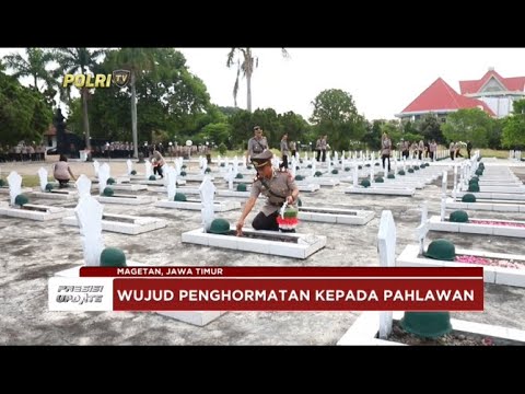 PRESISI UPDATE : POLRES MAGETAN ZIARAH KE TAMAN MAKAM PAHLAWAN 27/06/2024 21.00