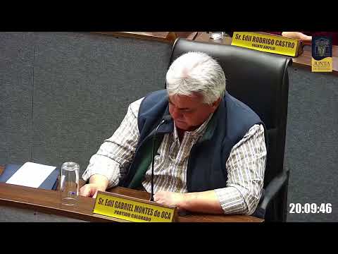 Edil Sr. Gabriel Montes de Oca - Asuntos Previos del 23 de Julio de 2026