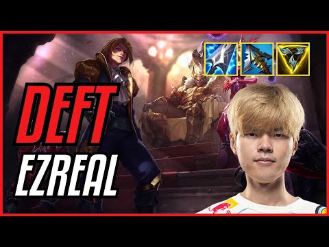 DEFT - EZREAL vs KALISTA ADC - KR CHALLENGER - PATCH 11.10