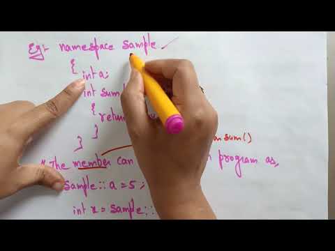 Namespace in c | Part 1 2 | Rules | OOPs in C | Lec 40 | Bhanu Priya