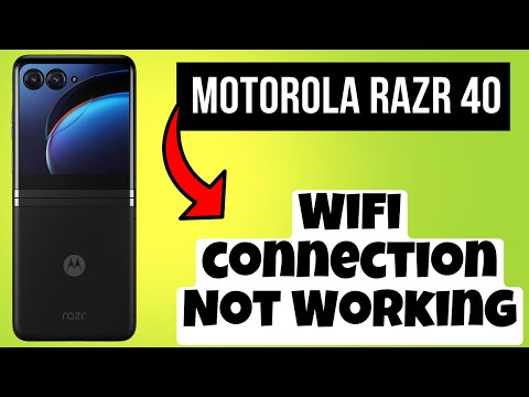 Wifi connection Not Working Motorola Razr 40 || How to solve wifi connections || Wifi problem solved