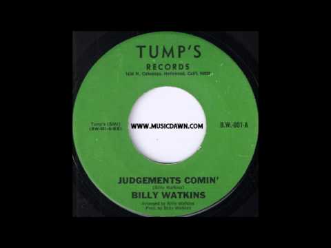 Billy Watkins - Judgements Comin' [Tump's] Killer Gospel Funk 45 Video