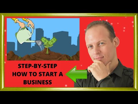 Step by step: how to start a business from idea stage to an operational company in one tutorial Video