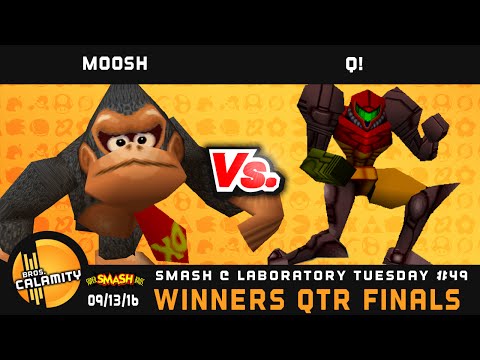 S@LT #49 | Q! (Samus) vs TL|BC Moosh (DK) - Winners Qtr Finals - SSB64 Singles