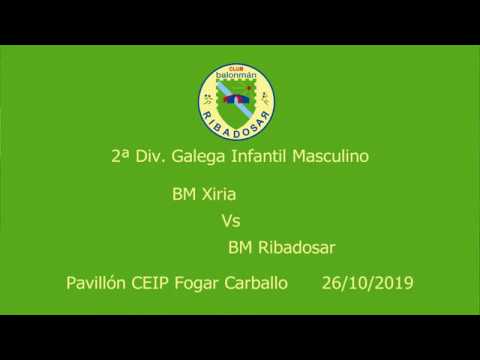 2019 10 26 Infantil Masculino Bm Xiria Vs BM Ribadosar