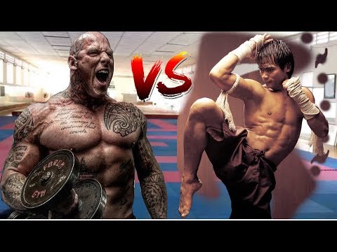 Tony Jaa vs Martyn Ford - Muay Thai vs Gym | Who is The Best!