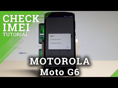 How to Check IMEI in MOTOROLA Moto G6 - IMEI & Serial Number Access |HardReset.Info