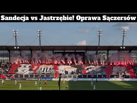"Young Group 04" lighting at the match Sandecja Nowy Sącz vs GKS Jastrzębie 01/03/2026