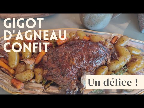 LA MEILLEURE RECETTE DE GIGOT D'AGNEAU AU FOUR AVEC TOUS LES CONSEILS POUR REUSSIR LA CUISSON.
