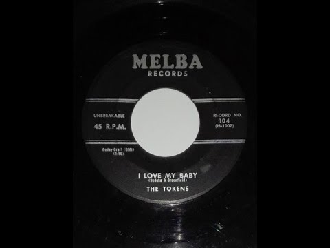 THE TOKENS feat. NEIL SEDAKA  "I Love My Baby"  US - MELBA 1956 Doowop