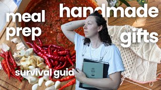 Preparing for autumn | meal prep, knitting plans & my survival guide