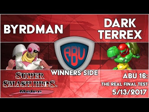 ABU 16: Byrdman (Falcon) vs. DarkTerrex (Samus)  - SSBM Singles