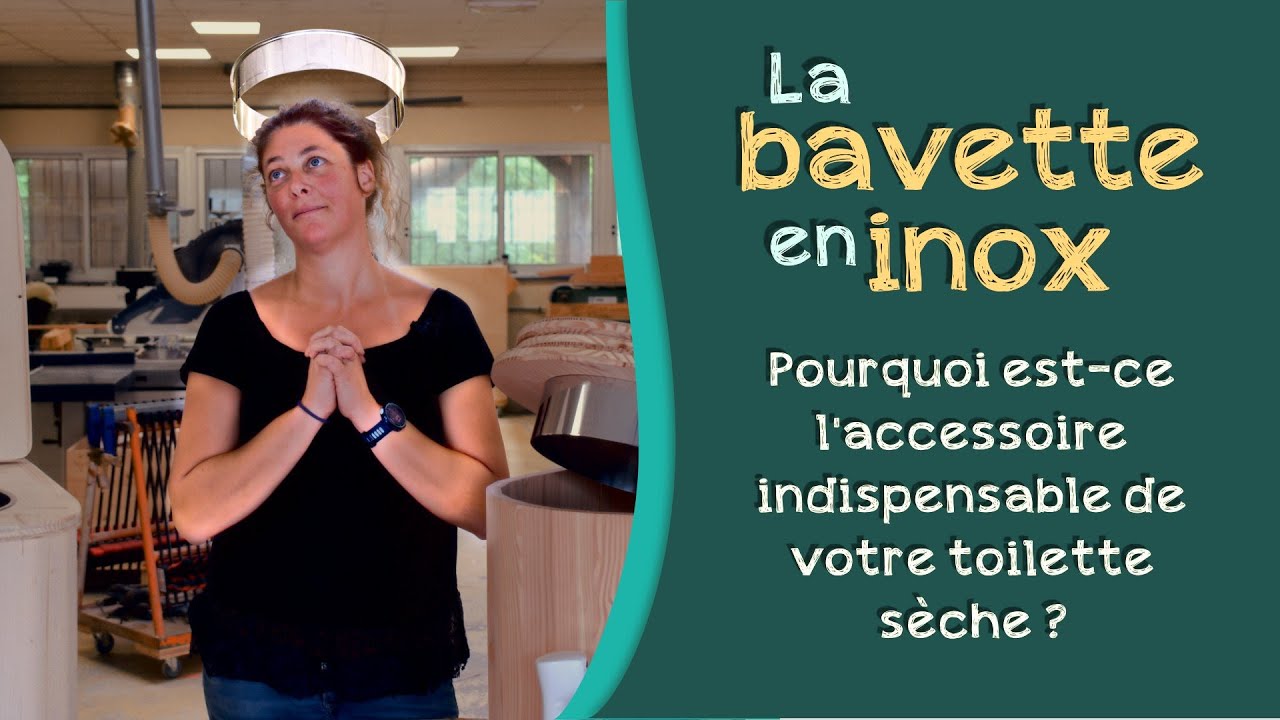 La bavette en inox pour toilette sèche de Lécopot, utilité et installation.