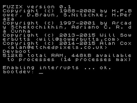 Building "Hello, World" example for Fuzix (ZX Spectrum)