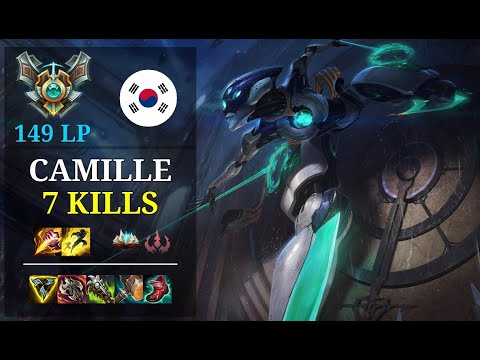 Camille Jungle vs Taliyah - 7 kills - Dwg Malrang KR Master (149 LP) Patch 11.2
