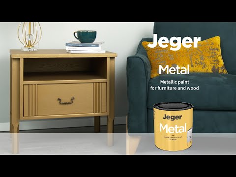 Metallic paint for furniture - Jeger Metal - Video tutorial