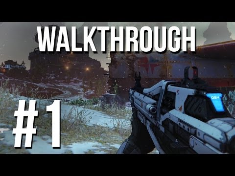Destiny Gameplay Walkthrough Part 1 - Exclusive Free Roam & First Mission Gameplay