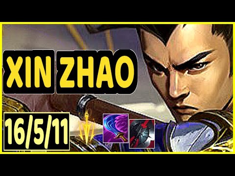 XIN ZHAO VS SHEN - 16/5/11 KDA JUNGLE GAMEPLAY CHALLENGER I