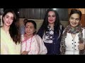 Asha Bhosle With Grand Niece Shraddha Kapoor, Niece Padmini & Shivangi Kolhapure !