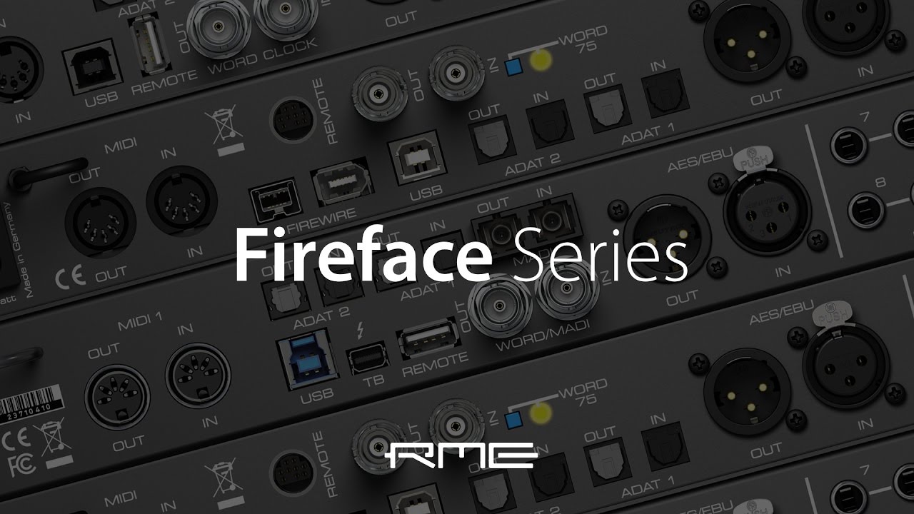 RME Interface audio Fireface UFX III