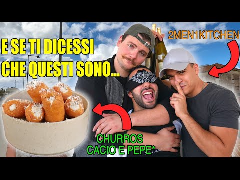 IN CUCINA CON I 2MEN1KITCHEN: churros cacio e pepe 🧀