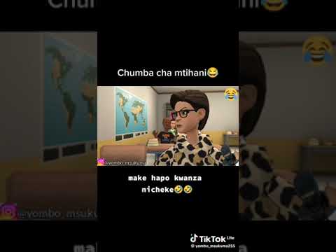 Cheka Yombo Akiwa Katika Chumba Cha Mtihani