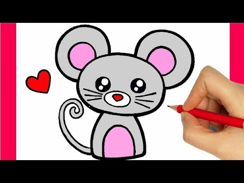 Comment dessiner une souris FACILEMENT etape par etape