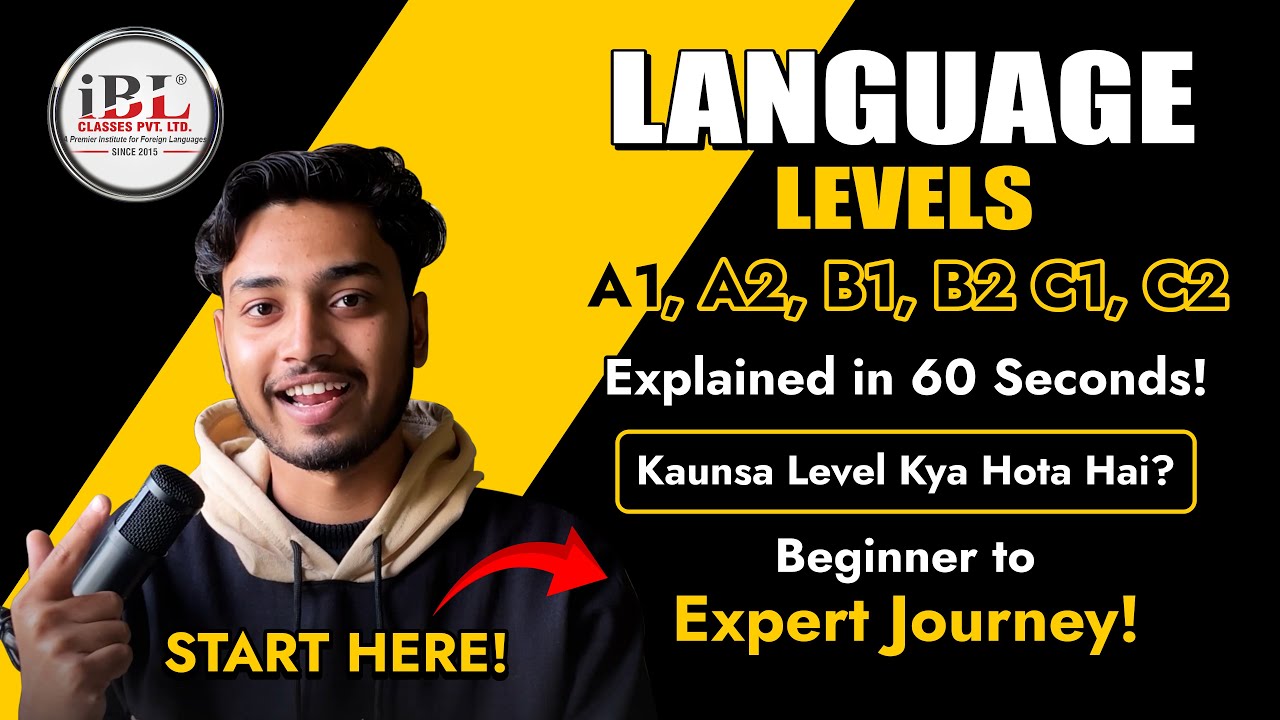 Foreign Language Levels Explained | A1, A2, B1, B2, C1, C2 @ iB  Language classes New Delhi