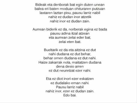 Download Anari Bidea Eta Denbora Mp3 dan Mp4 2019