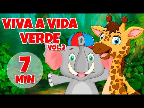 Viva a Vida Verde (Desenho Infantil) Vol. 3 - Giramille 7 min | Desenho Animado Musical