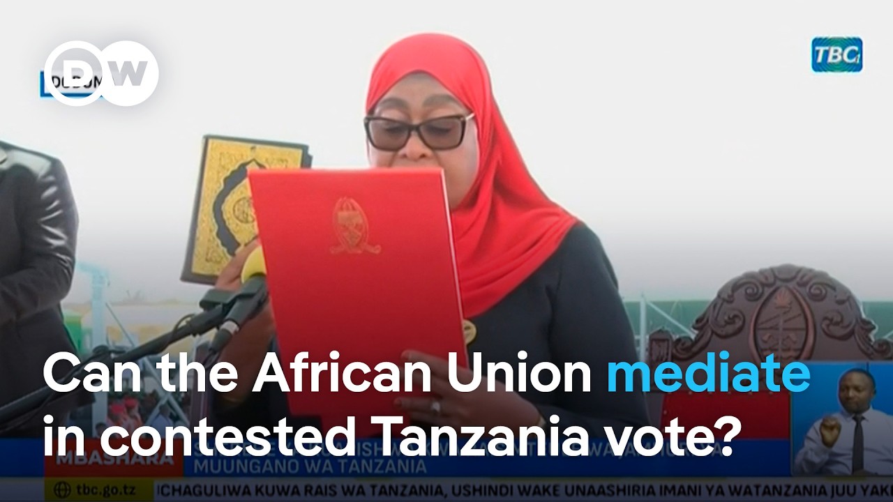 Hassan sworn in as Tanzania's President despite fierce opposition and protests | DW News