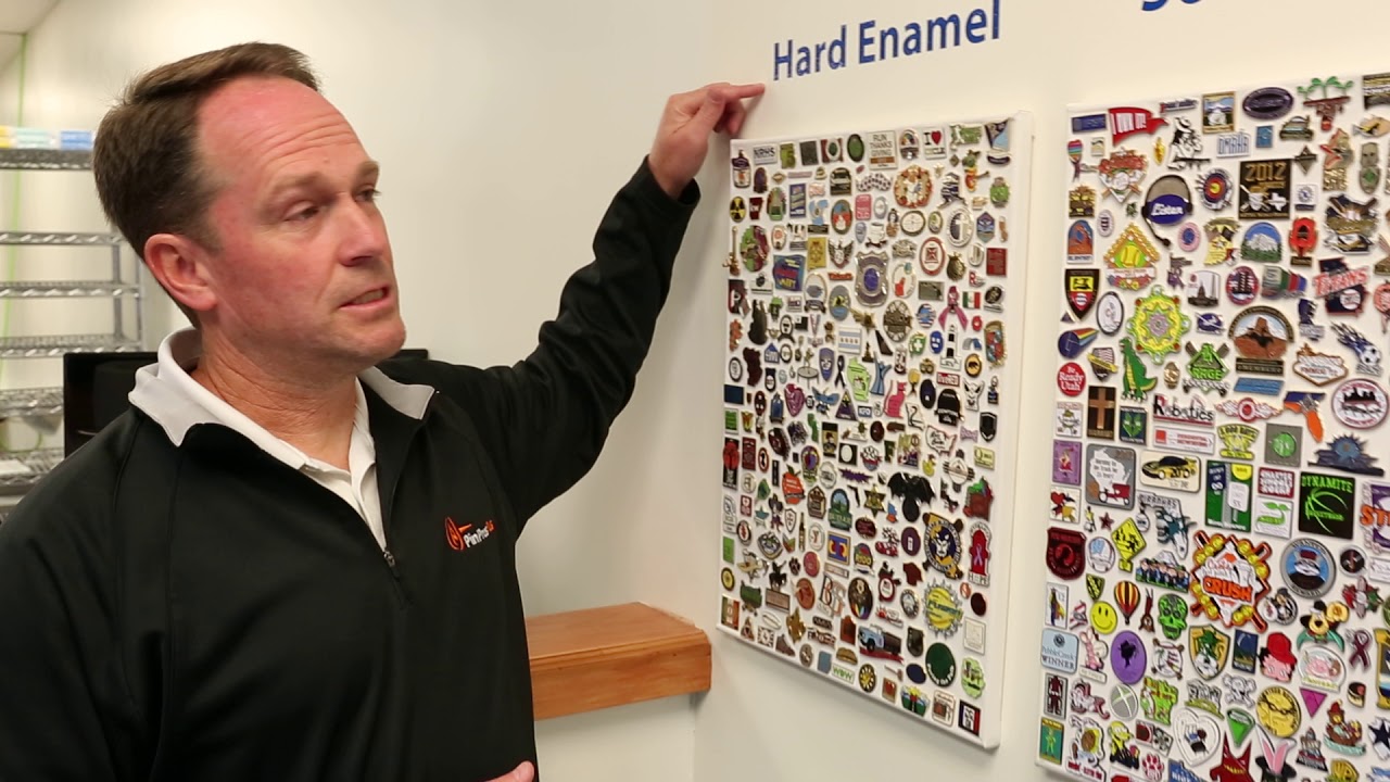 How many custom pins are made?