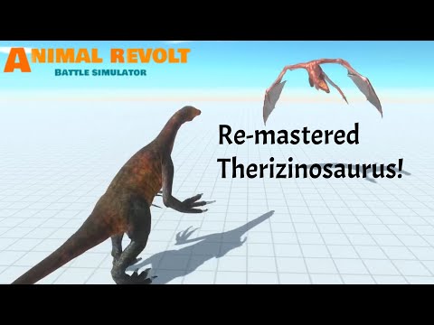 NEW Update! Re-mastered Therizinosaurus vs every unit |Animal Revolt Battle Simulator