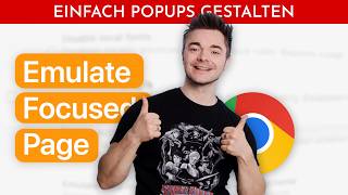 Popup verschwindet beim Inspizieren? Dieser Chrome-Trick hilft