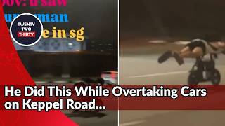 Youth on E-Bike Sparks Debate After Dangerous Superman Stunt on Keppel Road