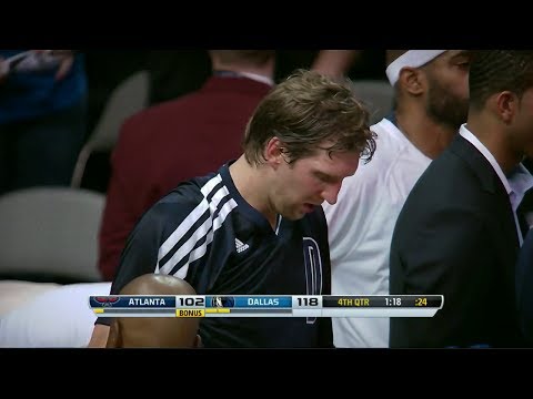 Dirk Nowitzki Full Highlights (Clutch Threes) vs Hawks - 24 Points (2013.10.30)