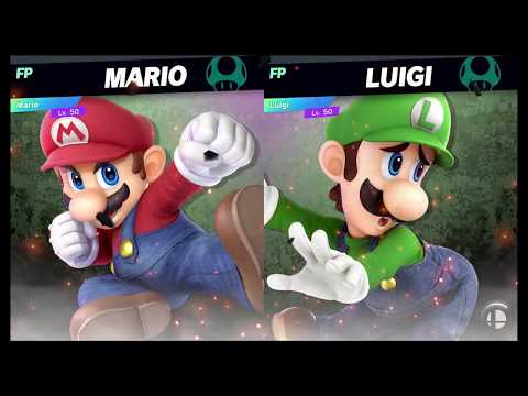 Super Smash Bros Ultimate Amiibo Fights   Request #6240 Mario vs Luigi
