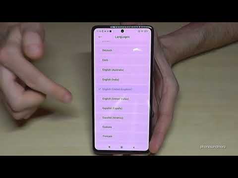 Xiaomi 11T (Pro): How to change the language?