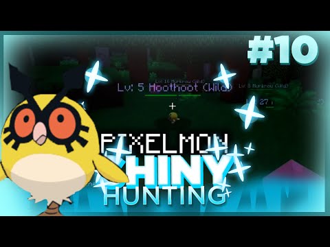 EPIC PYGMY SHINY HOOTHOOT!! Live Reaction! Pixelmon Minecraft Shiny Pokemon! #10