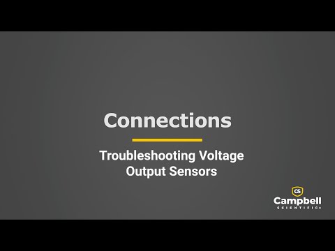 Troubleshooting Voltage Output Sensors