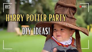 Harry Potter Birthday Party Ideas | DIY Decor, Sorting Ceremony & Magical Activities