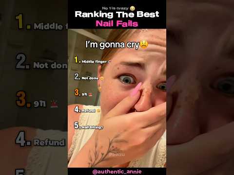 Ranking The BEST Nail Fails (New) #shortsviral