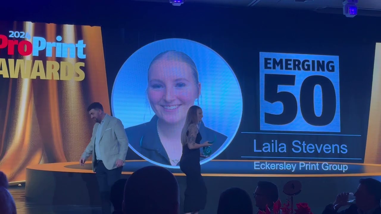 Laila awarded 'Emerging 50' at ProPrint Awards
