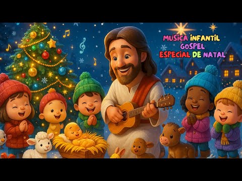 Vem Chegando O Natal | Música Infantil Gospel de Natal | Histórias Bíblicas Cantadas para Crianças