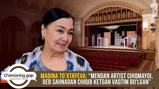 Mendan artist chiqmaydi, deb sahnadan chiqib ketgan vaqtim bo‘lgan | O'ZIMIZNING GAP
